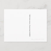 Rozen rood schilderen - Briefkaart / Uitnodiging (Achterkant)