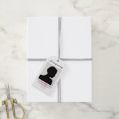 Rozen rouw lint labels cadeaulabel (Met Touw)