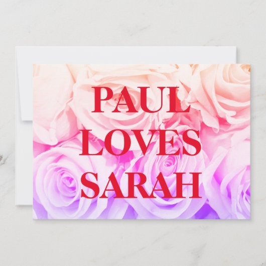 rozen roze bloemen bouquet, achtergrond feestdagenkaart (Voorkant)