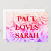 rozen roze bloemen bouquet, achtergrond feestdagenkaart (Voorkant / Achterkant)