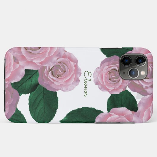 Rozen roze Case-Mate iPhone case (Achterkant (horizontaal))