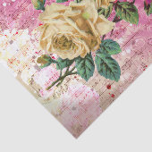 Rozen Roze crème-loskoppeling Tissuepapier (Detail)