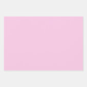 Rozen roze en blauwe Waterverf Inpakpapier Vel (Voorkant 3)