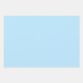 Rozen roze en blauwe Waterverf Inpakpapier Vel (Voorkant 2)