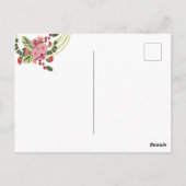 Rozen Roze en Rood sparen het Briefkaart van de Fo (Achterkant)