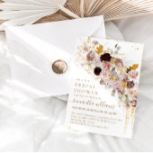 Rozen Roze & Goud Bloemen Elegant Vrijgezellenfees Kaart