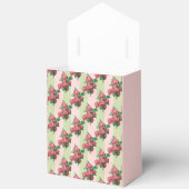 Rozen Roze & Groene Streep Favoriete Doos Bedankdoosjes (Open)