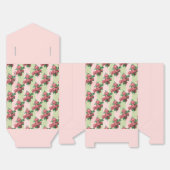 Rozen Roze & Groene Streep Favoriete Doos Bedankdoosjes (Ongevouwen)