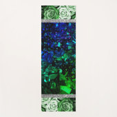 Rozen Roze marmer Glitter Yoga Mat (Voorkant)