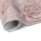 Rozen Roze roze goudmetaal Blush poeder Cadeaupapier (Rol Hoek)