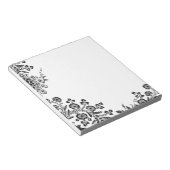 Rozen rozen bloemen, korrelig silhouet notitieblok (Schuin)