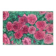 Rozen, Rozen bloemen, tuinbouwschets