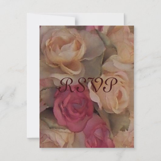 Rozen, RSVP Kaartje (Voorkant)