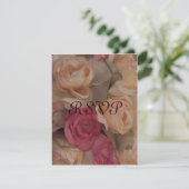 Rozen, RSVP Kaartje (Staand voorkant)