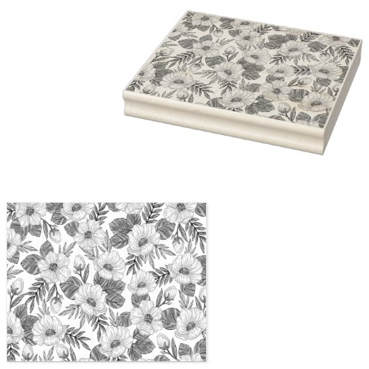 Rozen Rubberstempel (Gestempeld)