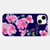 Rozen 's nachts onder een straatlamp Briefkaart Case-Mate iPhone Case (Achterkant (horizontaal))