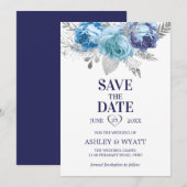 Rozen Save The Date (Voorkant / Achterkant)