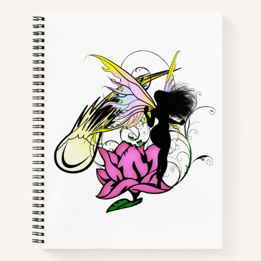 Rozen Schaduwfee Notitieboek (Voorkant)