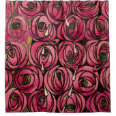 Rozen, schilderij van Charles Mackintosh Douchegordijn (Voorkant)