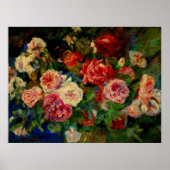 Rozen, schilderij van Pierre Renoir, Poster (Voorkant)