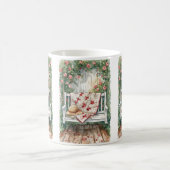 Rozen schommel met Quilt Charm Koffiemok (Center)