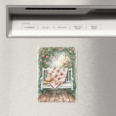  Rozen schommel met Quilt Charm Magneet (Insitu (Vaatwasser))