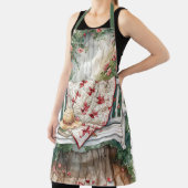 Rozen schommel met Quilt Charm Schort (Insitu)