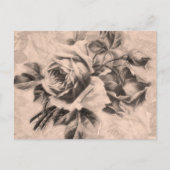  Rozen Sepia Briefkaart (Voorkant)