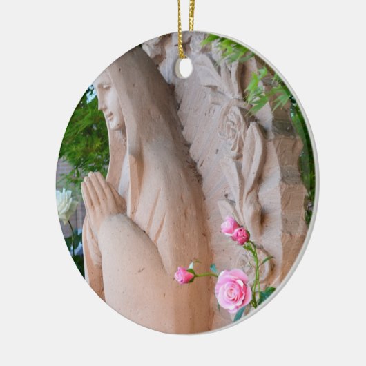 Rozen Serenity Prayer kerstversiering Keramisch Ornament (Links)