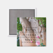 Rozen Serenity Prayer Magnet (Voorkant / Achterkant)