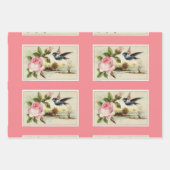  Rozen set van 3 Design Inpakpapier Vel (Voorkant 3)