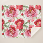 Rozen Sherpa Blanket Deken (Voorkant (horizontaal))