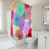 Rozen Shower Curtain Douchegordijn (In situ)