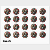 Rozen, Silver Heart en Metal Gears Steampunk Ronde Sticker (Vel)