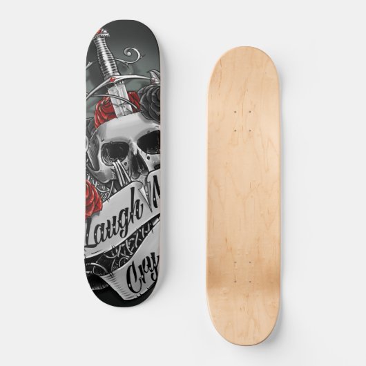 Rozen Skateboard (Voorkant)
