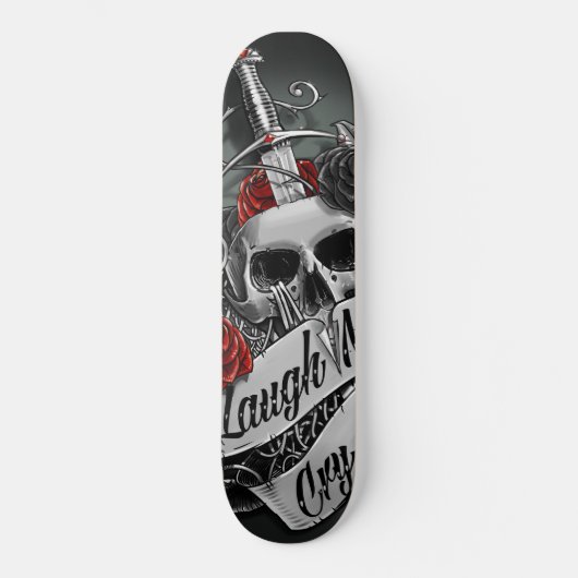 Rozen Skateboard (Voorkant)