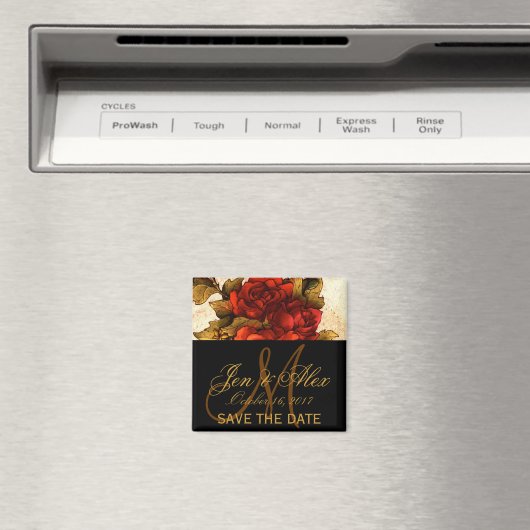  Rozen Sla de datummagneet op Magneet (Insitu (Vaatwasser))