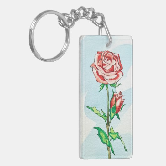 Rozen Sleutelhanger (Voorkant Links)