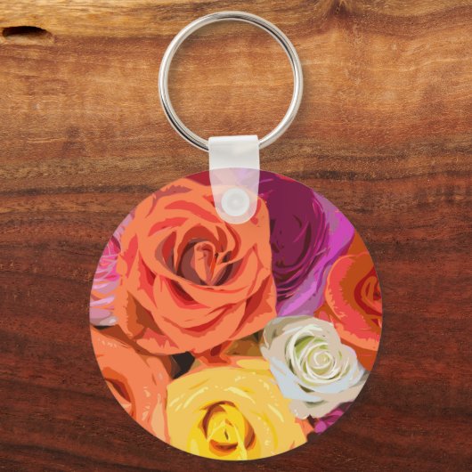 Rozen Sleutelhanger (Voorkant)