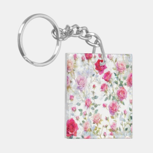 Rozen Sleutelhanger (Voorkant Links)