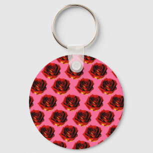 Rozen Sleutelhanger