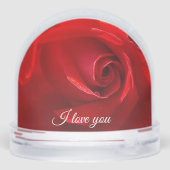 Rozen Snow Wereldbol Sneeuwbol (Achterkant)