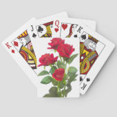 Rozen speelkaarten (Achterkant)