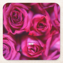 Rozen Square Paper Onderzetter