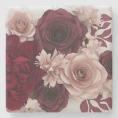 Rozen Stenen Onderzetter (Voorkant)