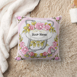 Rozen stethoscoop kussen