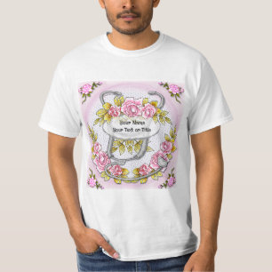 Rozen stethoscoop t-shirt