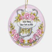 Rozen Stethoscoop verpleegster ornament (Links)
