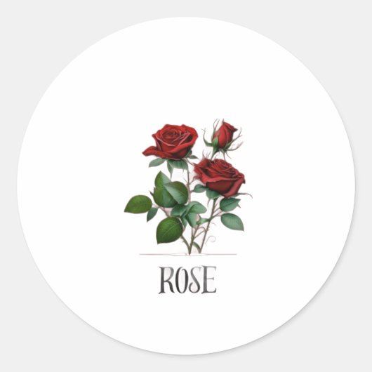 rozen sticker (Voorkant)