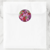 Rozen_Sticker Ronde Sticker (Tas)